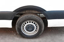 Mercedes Sprinter W907/W910 2018– Wielkastverbreders (set van 4, zwart) foto 6
