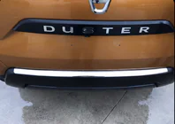Dacia Duster 2018–2024 Achterbumperbeschermer Carmos V2 (roestvrij staal) foto 1