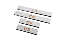 Citroen C-5 2008–2017 Carmos V1 instaplijsten (4 stuks, RVS) foto 2