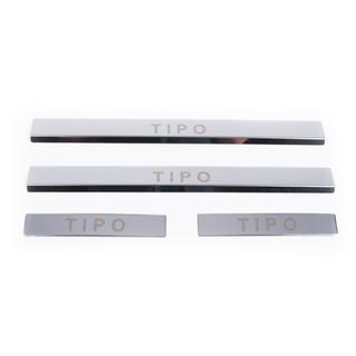 Carmos V1 Tipo dorpellijsten (4 stuks, RVS) Fiat Tipo 2016– foto 2