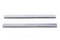 Fiat Punto Grande/EVO 2006–2018 Dorpellijsten Carmos V2 (2 stuks, RVS) foto 2