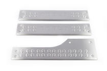 Fiat Doblo II 2010–2022 Carmos instaplijsten interieur (RVS) 3 stuks, Carmos - Turks roestvrij staal foto 2