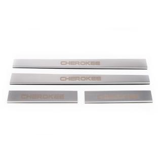 Carmos V1 RVS instaplijsten (set 4 stuks) Jeep Cherokee/Liberty 2007–2013 foto 2