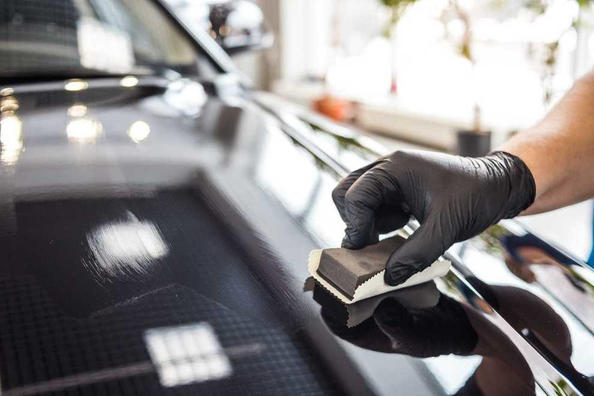 Vloeibaar glas voor de auto