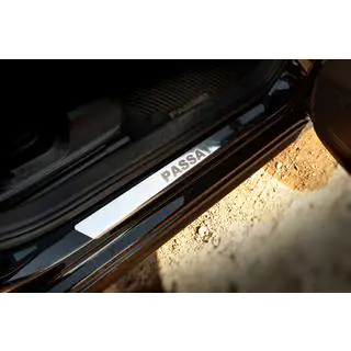 Carmos V1 RVS instaplijsten (set 4 stuks) Volkswagen Passat B7 2012–2015 foto 1