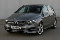 Mercedes B-klasse W246 2011–2018 Voorgrille Diamond Silver (2015-2018) foto 1