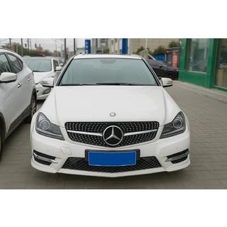 Voorgrille Diamond Silver Mercedes C-klasse W204 2007–2015 foto 4