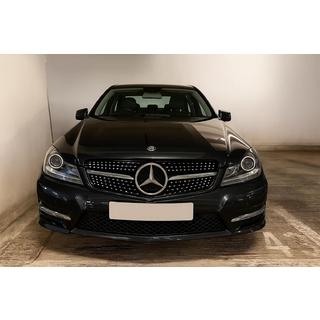 Voorgrille Diamond Silver Mercedes C-klasse W204 2007–2015 foto 3