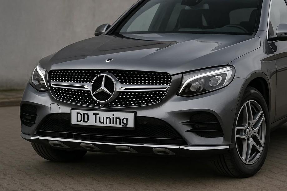 Mercedes GLC Coupé C253 2016–2023 Voorgrille Diamond Silver (2015-2019) Image