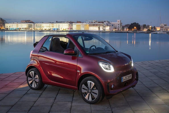 Review van de elektrische cabrio Smart EQ fortwo cabrio