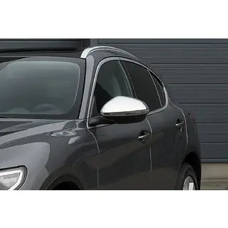 Carmos spiegelkappen (2 stuks, RVS) Alfa Romeo Stelvio 2016– foto 1