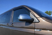 Volkswagen T6 2015–2024 Spiegelkappen (2 stuks, roestvrij staal) OmsaLine - Italiaans roestvrij staal foto 1