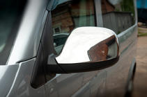 Volkswagen T6 2015–2024 Spiegelkappen (2 stuks, roestvrij staal) OmsaLine - Italiaans roestvrij staal foto 3