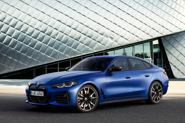 Eerste generatie van de elektrische liftback BMW i4