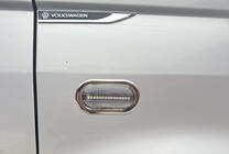 Volkswagen T5 Transporter 2003–2010 Chromen knipperlichtkappen OmsaLine (2 stuks, RVS) foto 1