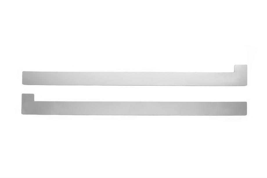 Fiat Doblo II 2010–2022 RVS sierlijst voor schuifdeurrail (2 stuks) Image
