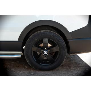 Wielkastrandlijsten (6 stuks, zwart, ABS) Fiat Talento 2016– foto 4