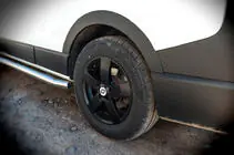 Opel Vivaro 2015–2019 Wielkastrandlijsten (6 stuks, zwart, ABS) foto 12