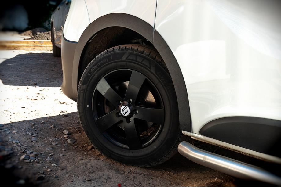 Nissan NV300/Primastar 2016– Wielkastrandlijsten (6 stuks, zwart, ABS) Foto 10