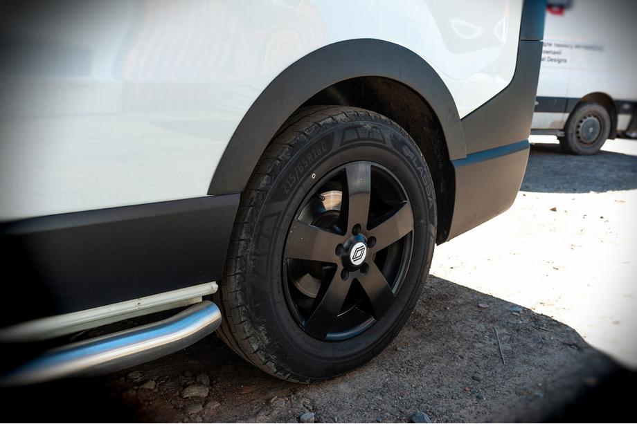 Nissan NV300/Primastar 2016– Wielkastrandlijsten (6 stuks, zwart, ABS) Foto 4