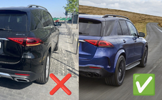 Mercedes GLE W167 2018– Achterdiffuser met uitlaattips GLE63 Black (2018-2026) foto 11
