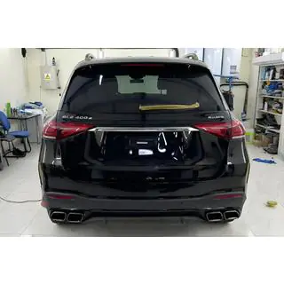 Achterdiffuser met uitlaattips GLE63 Black (2018-2026) foto 2
