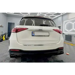 Achterdiffuser met uitlaattips GLE63 Black (2018-2026) foto 4