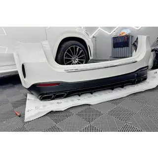 Achterdiffuser met uitlaattips GLE63 Black (2018-2026) foto 3