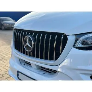 Voorgrille Panamericana GT Chrome Premium V1 Mercedes Sprinter W907/W910 2018– foto 2