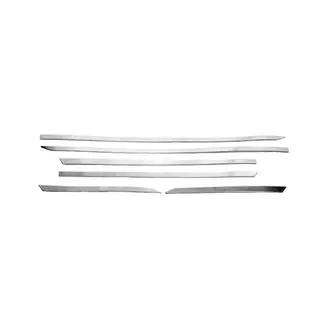 Deurstrip set (6 stuks, RVS) foto 2