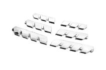 Renault Clio V 2019– Chromen grillelijsten (6 stuks) Carmos - Turks staal foto 3
