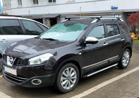 Nissan Qashqai 2007–2010 Carmos deurlijsten (4 stuks, RVS) foto 4