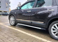Nissan Qashqai 2010–2014 Carmos deurlijsten (4 stuks, RVS) foto 4