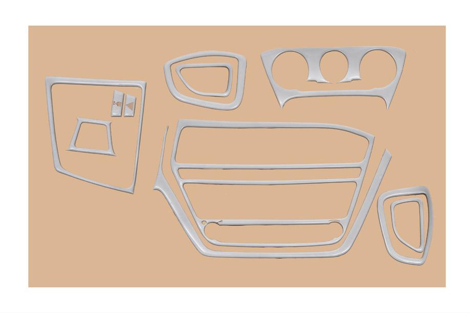 Hyundai I-20 2014–2020 Dashboard sierlijsten Houtlook Image