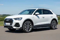 Audi Q3 2019–2025 Bosphore Grey zijtreden (set van 2, aluminium) foto 1