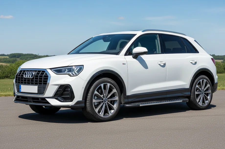Audi Q3 2019–2025 Bosphore Grey zijtreden (set van 2, aluminium) Image