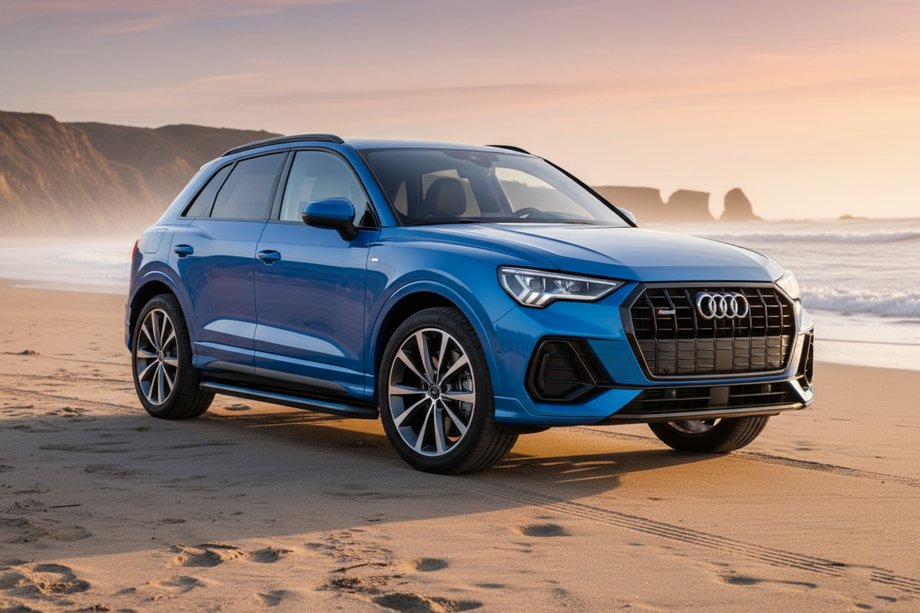 Audi Q3 2019–2025 Maya Blue zijtreden (2 stuks, aluminium) Image