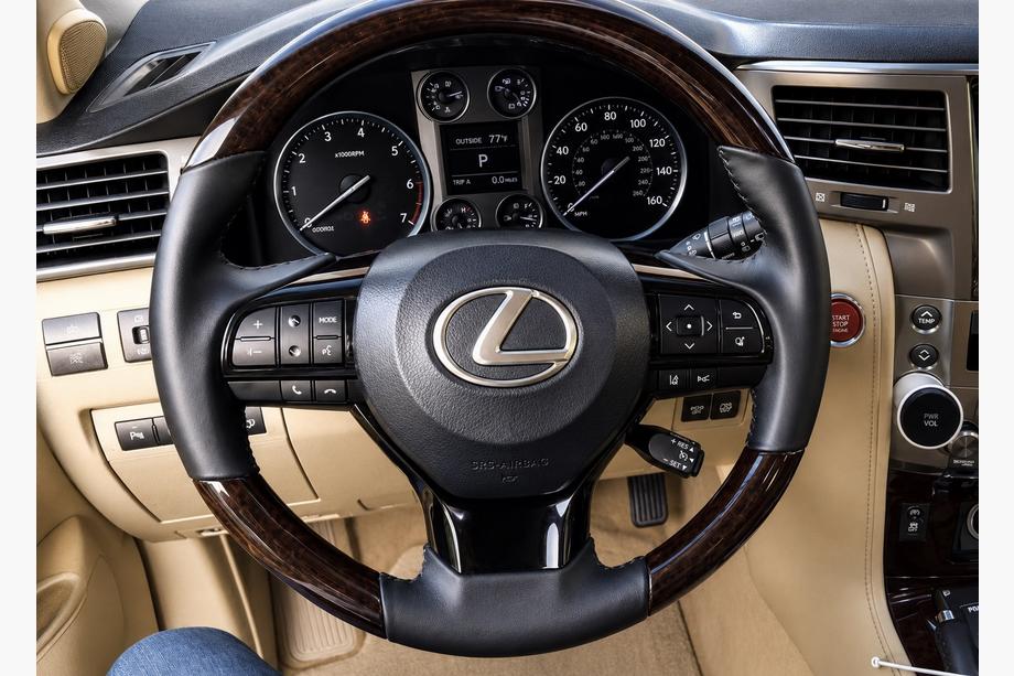 Lexus GX460 2009–2023 Compleet stuurwiel (houtlook) Image