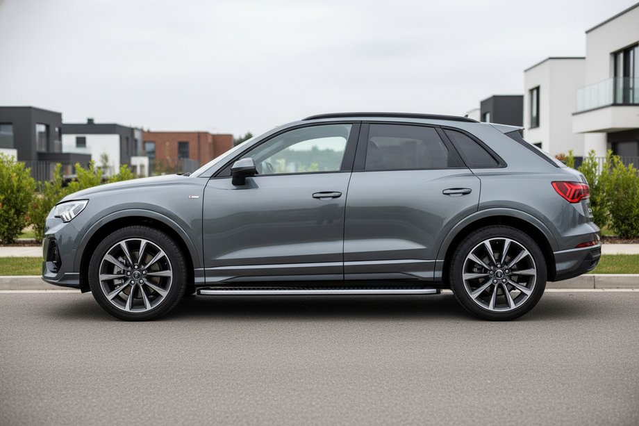 Audi Q3 2019–2025 Side steps Tayga Grey (2 stuks, aluminium) Foto 1