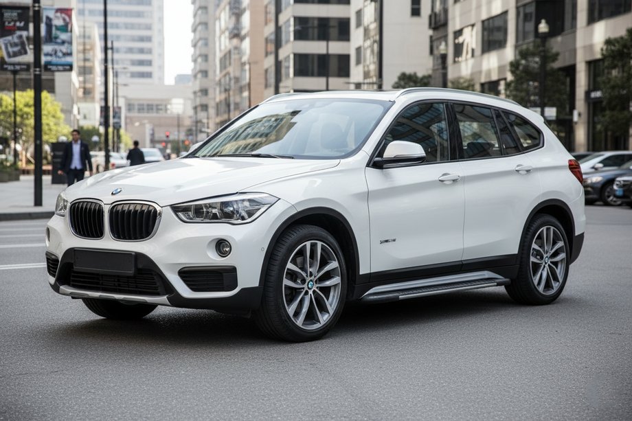 BMW X1 F48 2015–2022 Bosphore Grey zijtreden (set van 2, aluminium) Image