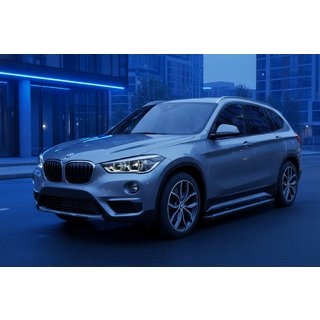 Maya Blue zijtreden (2 stuks, aluminium) BMW X1 F48 2015–2022 foto 1