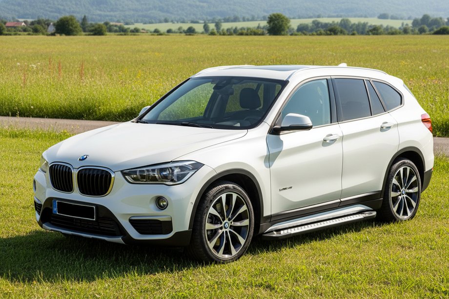 BMW X1 F48 2015–2022 Side steps Allmond Grey (set van 2, aluminium) Image