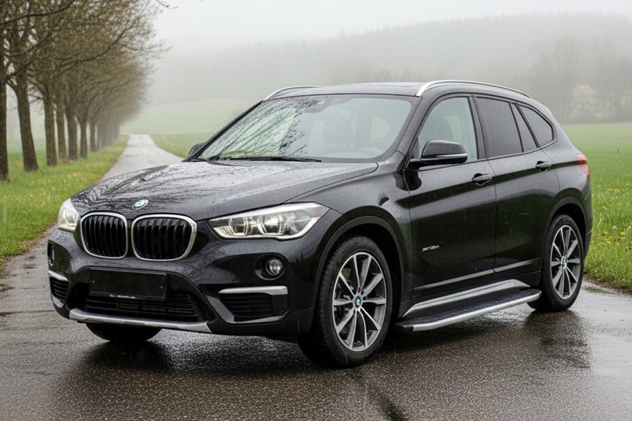 BMW X1 F48 2015–2022 Fullmond side steps (2 stuks, aluminium) Image