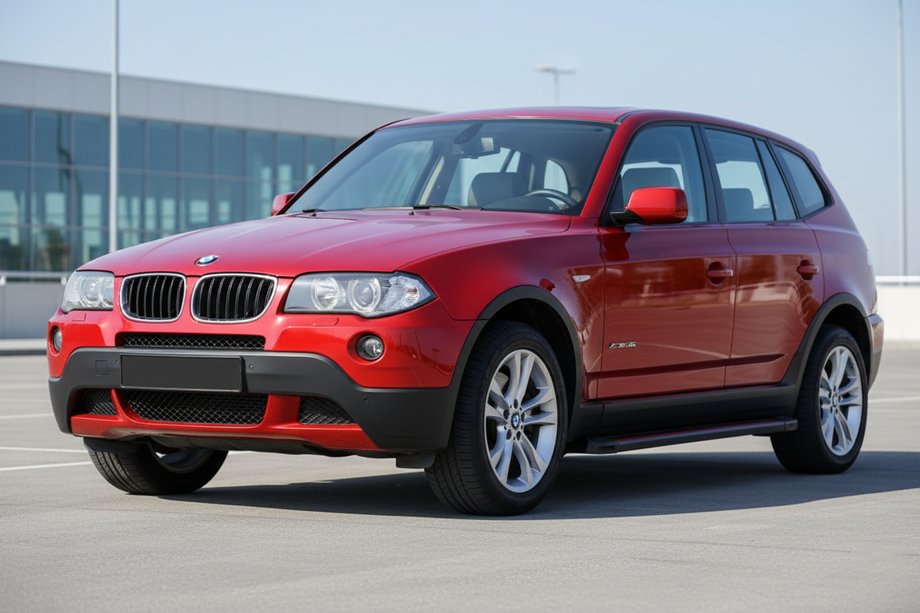 BMW X3 E83 2003–2010 Side steps Maya Red (2 stuks, aluminium) Image