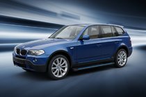 BMW X3 E83 2003–2010 Maya Blue zijtreden (2 stuks, aluminium) foto 1