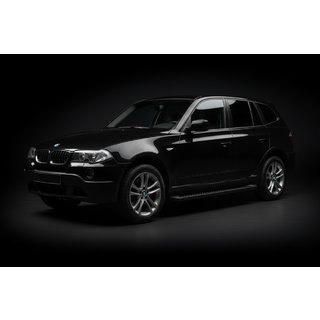 Allmond Black side steps (2 st., aluminium) BMW X3 E83 2003–2010 foto 1