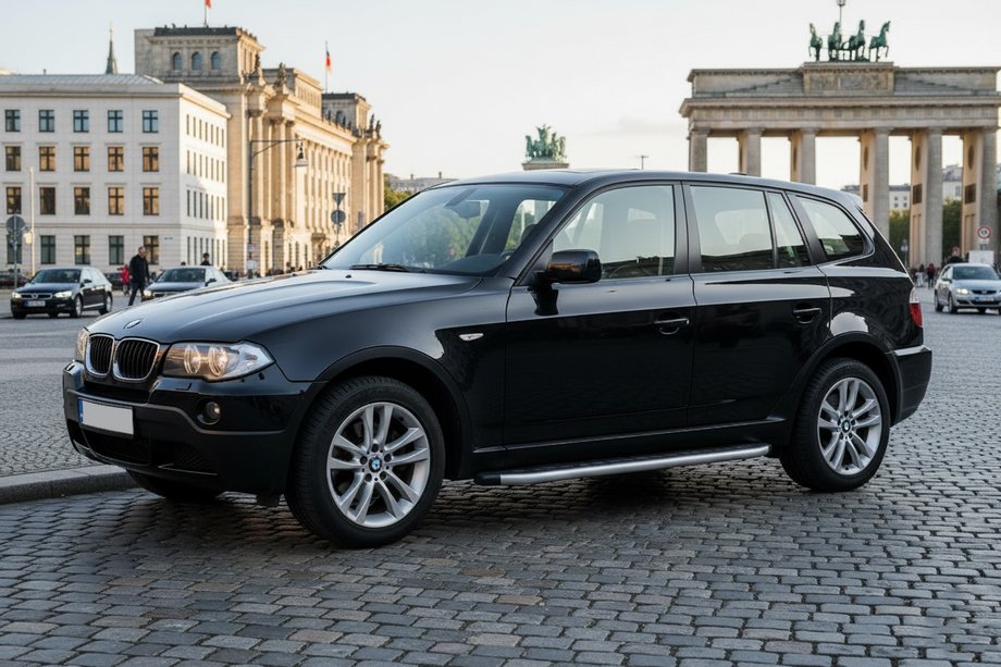BMW X3 E83 2003–2010 Fullmond side steps (2 stuks, aluminium) Image