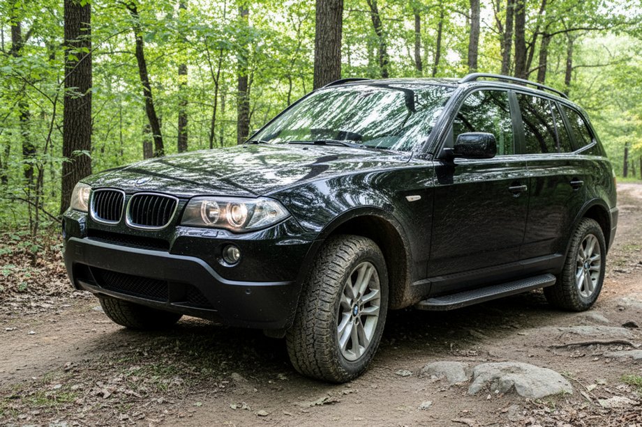 BMW X3 E83 2003–2010 Tayga Black zijtreden (set van 2, aluminium) Image
