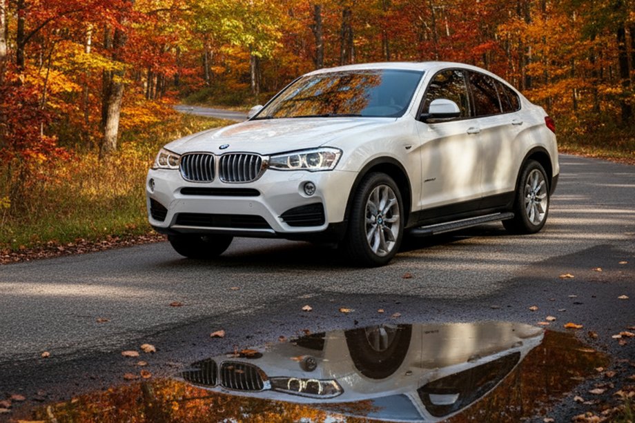 BMW X4 F26 2014–2018 Bosphore Grey zijtreden (set van 2, aluminium) Image