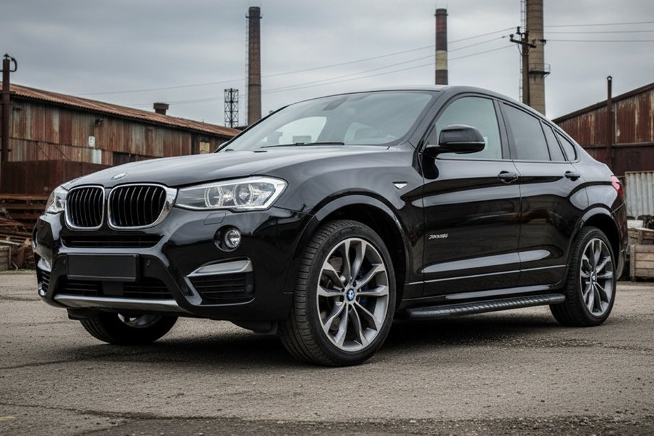 BMW X4 F26 2014–2018 Bosphore Black zijtreden (2 stuks, aluminium) Image